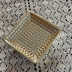 Gold Square Decorative Dish 🌺
